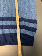 Blue GANT V-neck Knitwear Jumper Men's Large