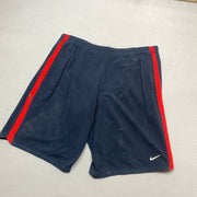 Navy and Red Nike Dri-Fit Sport Shorts Men's Small