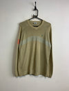 Khaki Lacoste V-neck Knitwear Jumper Men's Large