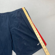 Navy and Red Nike Dri-Fit Sport Shorts Men's Small