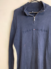 White and Navy Tommy Hilfiger Jumper Women's XXL