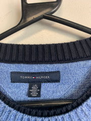 Blue Tommy Hilfiger Knitwear Jumper Men's Large