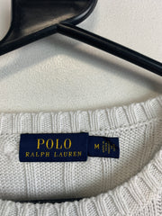 White Ralph Lauren Knitwear Jumper Women's Medium