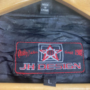 Vintage Black Red Dodge Racing NASCAR Jacket Large