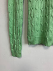 Green Ralph Lauren V-neck Knitwear Jumper women's XS