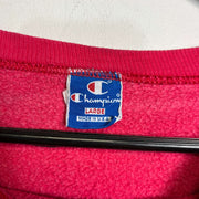 Vintage Pink Champion Sweatshirt Large