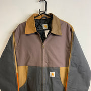 Reworked Multicolour Carhartt Workwear Jacket Women's XL