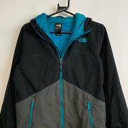 Black and Grey North Face Jacket Boy's Large