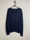 Navy Ralph Lauren V-neck Knitwear Jumper Men's XXL