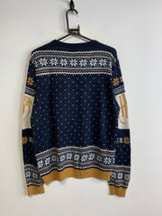 Multicolour Knitwear Sweater Men's Small