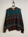 Vintage Multi-colour Knitwear Jumper Men's XL