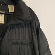 Black Timberland Puffer Jacket Men's Large