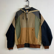 Reworked Multicolour Carhartt Workwear Jacket Women's XL