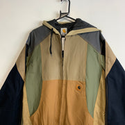 Reworked Multicolour Carhartt Workwear Jacket Women's XL