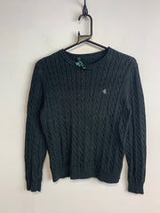 Black Ralph Lauren Knitwear Jumper Women's Small