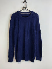 Bootleg Blue Knitwear Sweater Men's Medium