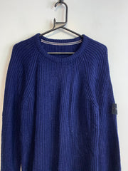 Bootleg Blue Knitwear Sweater Men's Medium