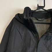 Black North Face Raincoat Men's XXL