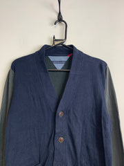 Navy Tommy Hilfiger Knitwear Cardigan Men's Medium