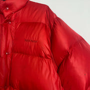 Vintage Naf Naf Puffer Jacket Red Down XL