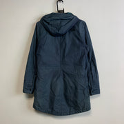 Blue North Face Raincoat Women's Medium