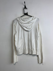 White Tommy Hilfiger Zip-through Hoodie Women's Large