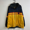 Vintage 90s Navy Yellow Grey Nike Reversible Jacket Men's XL