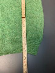 Green Lacoste Wool V-neck Jumper Women's Medium