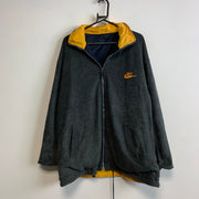 Vintage 90s Navy Yellow Grey Nike Reversible Jacket Men's XL