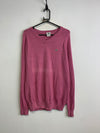 Pink Lacoste V-neck Jumper Men's Large