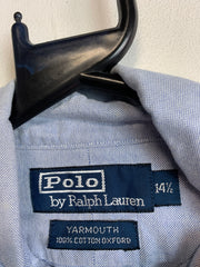 Blue Polo Ralph Lauren Dress Shirt Men's Medium