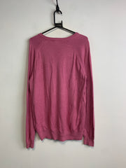 Pink Lacoste V-neck Jumper Men's Large