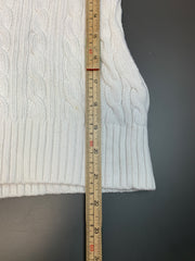 White Tommy Hilfiger V-neck Jumper Men's XS