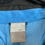 00s Grey and Blue Nike Jacket Women's Medium