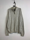 Grey CHAPS 1/4 Zip-up Jumper Women's XXL