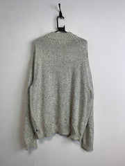 Grey CHAPS 1/4 Zip-up Jumper Women's XXL