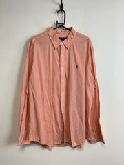 Peach Polo Ralph Lauren Dress Shirt Men's XXL