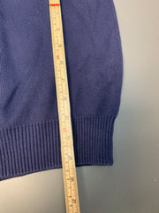 Blue Tommy Hilfiger 1/4 Zip-up Jumper Men's Large