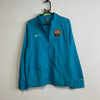 07 Blue Nike FC Barcelona Windbreaker Men's Small