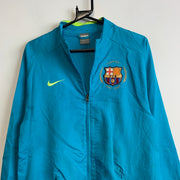 07 Blue Nike FC Barcelona Windbreaker Men's Small