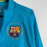 07 Blue Nike FC Barcelona Windbreaker Men's Small