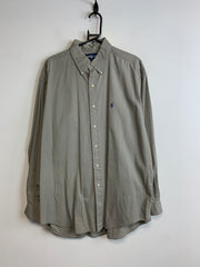 Grey Ralph Lauren Dress Shirt Men's XL