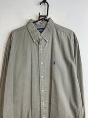 Grey Ralph Lauren Dress Shirt Men's XL