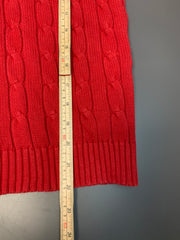 Red CHAPS V-neck Jumper Women's XL