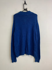 Blue CHAPS 1/4 Zip-up Jumper Men's Medium