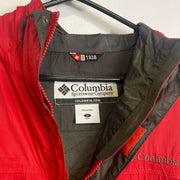 Red Black Columbia Jacket Mens Large