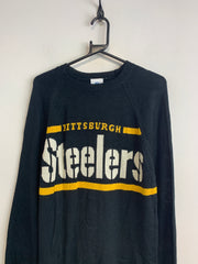 Black NFL Steelers Crew-neck Jumper Men's Small