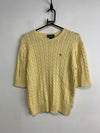 Yellow Ralph Lauren Mid-sleeved Jumper Women's Large