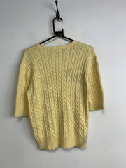 Yellow Ralph Lauren Mid-sleeved Jumper Women's Large