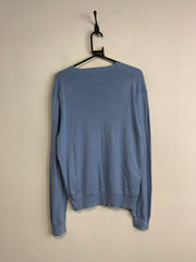 Light Blue Ralph Lauren V-neck Jumper Men's Medium